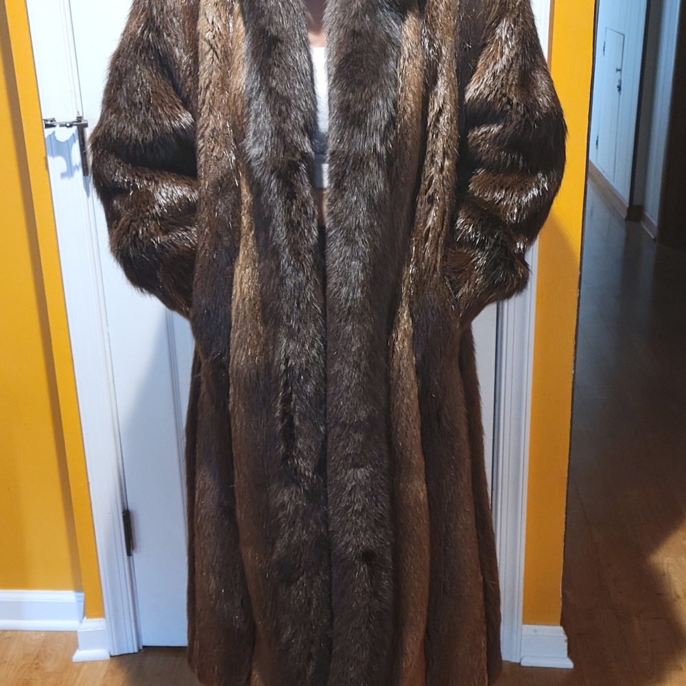 Christian Dior fur coat